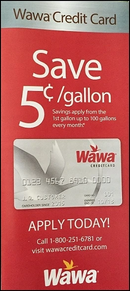 Save 5C gallon with wawa credit card